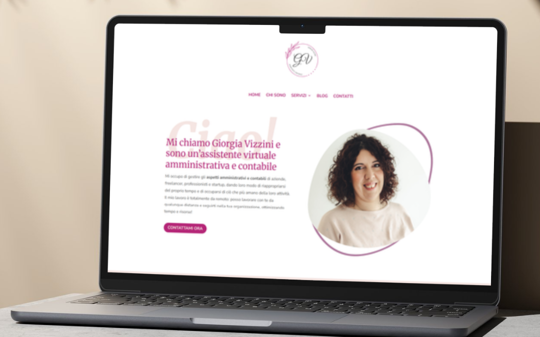 Sito web Giorgia Vizzini – Assistente virtuale